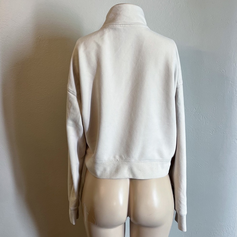 Fabletics Kat Half Zip Pullover Tapioca Sz Large - Picture 11 of 12